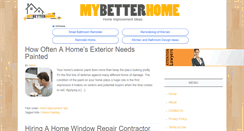 Desktop Screenshot of mybetterhome.net